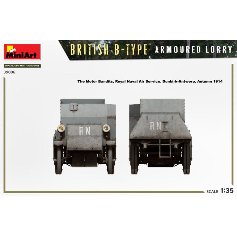 Camion Blindé Britannique, Type B, 1914 - MINIART 39006 - 1/35
