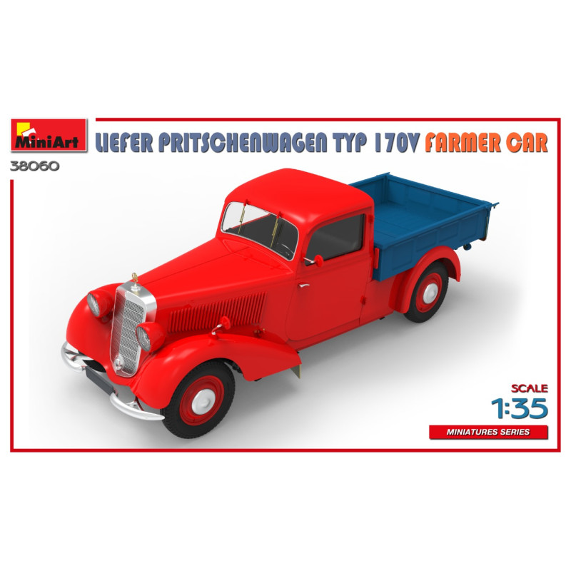 Voiture agricole, LIEFER "pritschenwagen" 170V - MINIART 38060 - 1/35