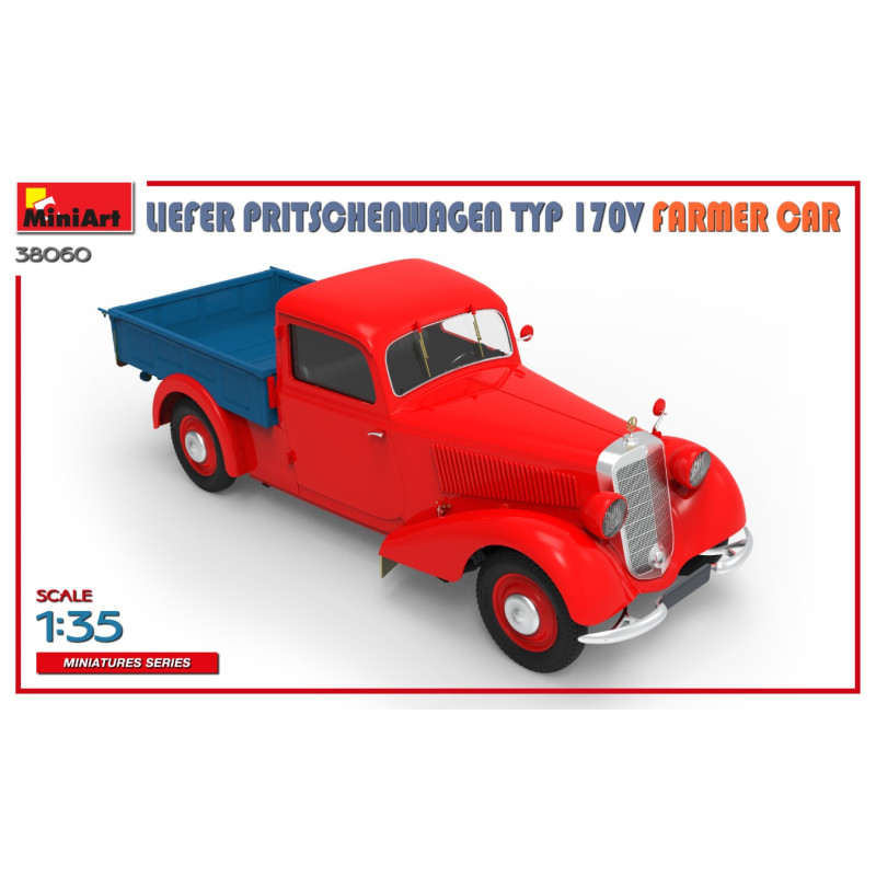 Voiture agricole, LIEFER "pritschenwagen" 170V - MINIART 38060 - 1/35