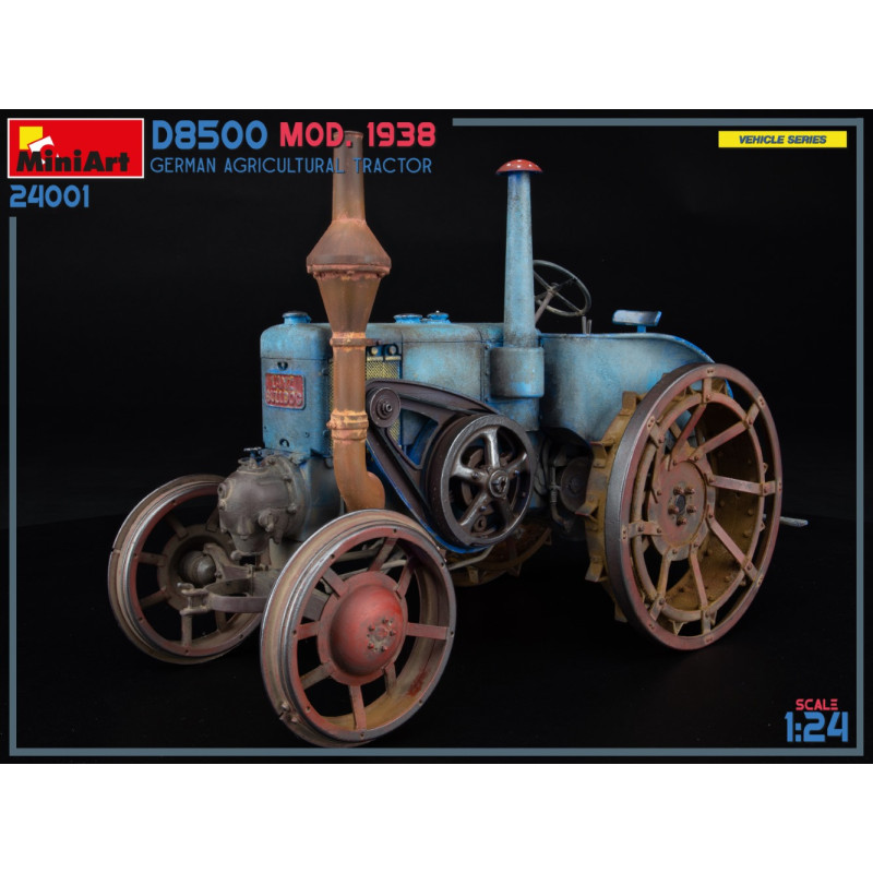 Tracteur agricole Allemand D8500, 1938 - MINIART 24001 - 1/24