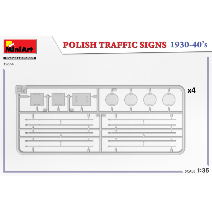 Panneaux de circulation Polonais, 1930/40 - MINIART 35664 - 1/35
