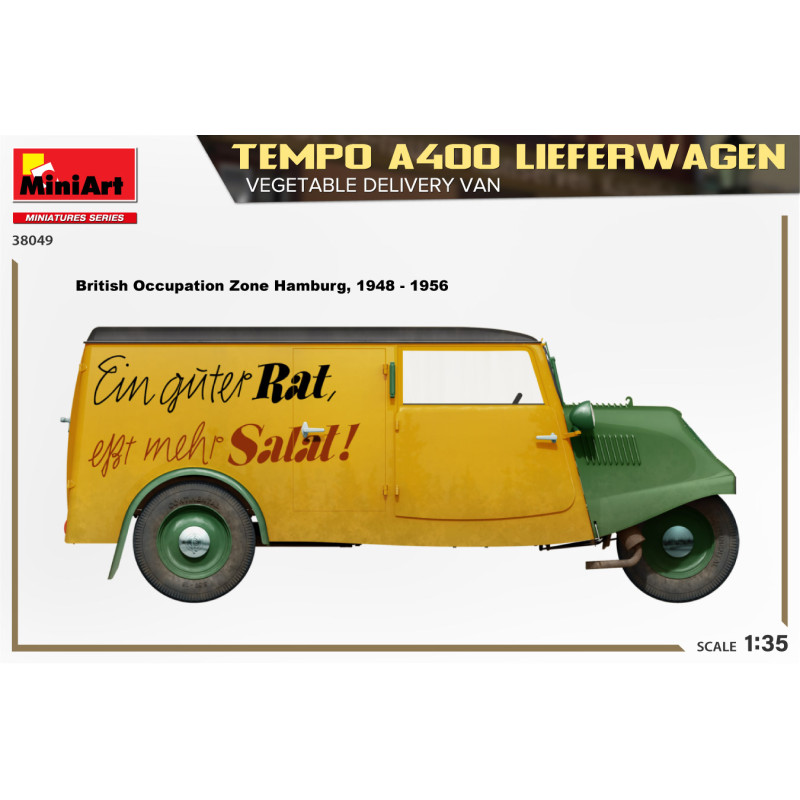 Camionnette de livraison, Tempo A400 - MINIART 38049 - 1/35