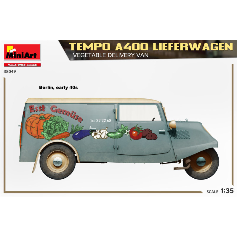 Camionnette de livraison, Tempo A400 - MINIART 38049 - 1/35