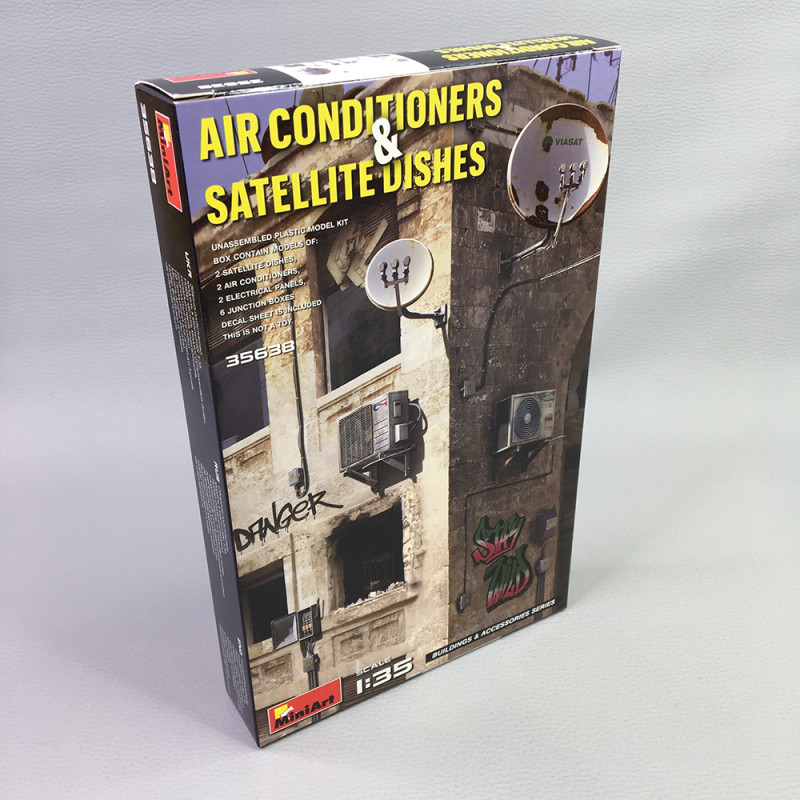 Climatiseurs et antennes paraboliques - MINIART 35638 - 1/35