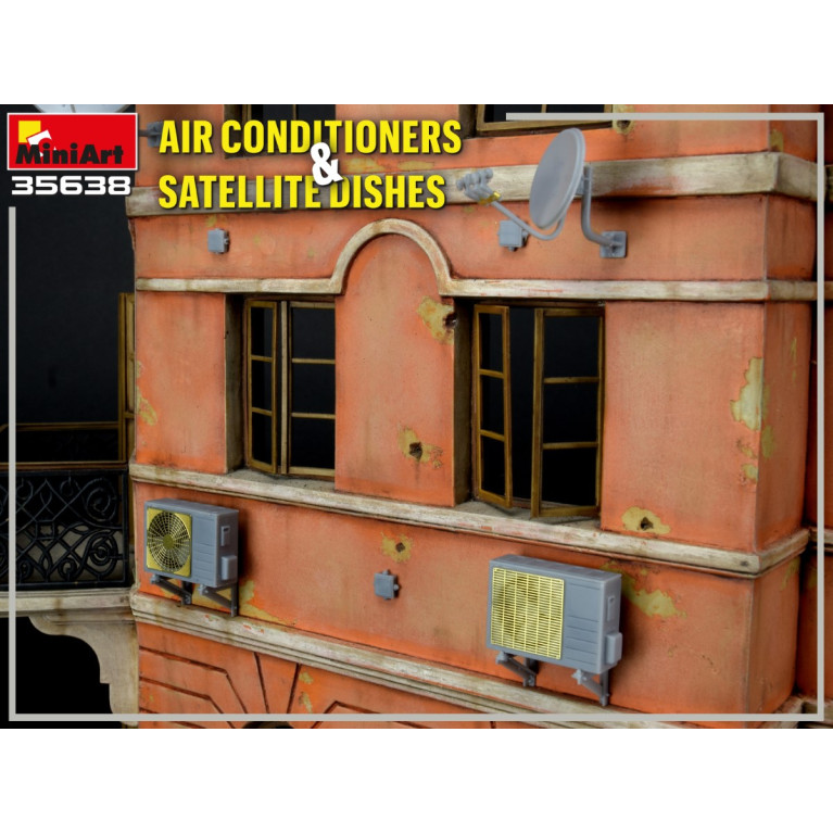 Climatiseurs et antennes paraboliques - MINIART 35638 - 1/35