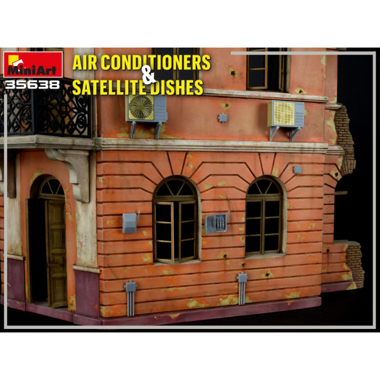 Climatiseurs et antennes paraboliques - MINIART 35638 - 1/35