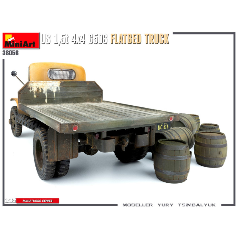 Camion plateau Chevrolet, US 1,5t 4x4 G506 - MINIART 38056 - 1/35