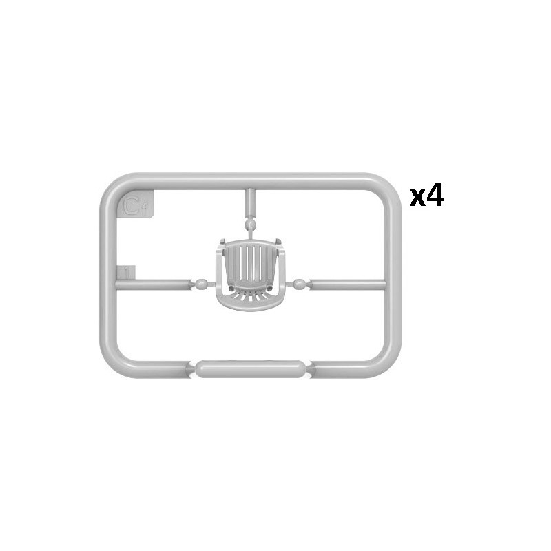 Mobilier Urbain "Terrasse" avec accessoires - MINIART 35647 - 1/35