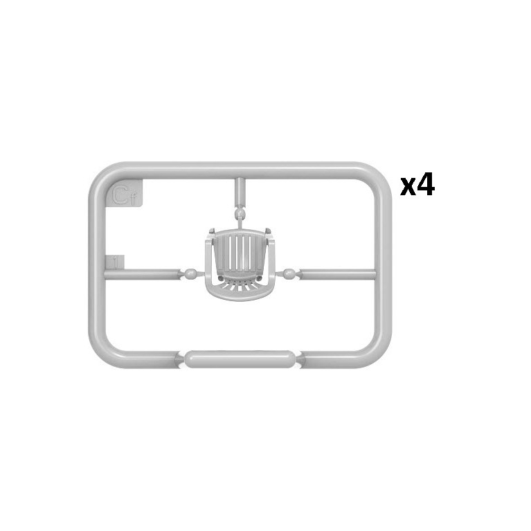 Mobilier Urbain "Terrasse" avec accessoires - MINIART 35647 - 1/35