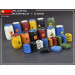 Bidons et Jerrycans en plastique (12 + 12) - MINIART 35590 - 1/35