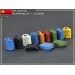 Bidons et Jerrycans en plastique (12 + 12) - MINIART 35590 - 1/35