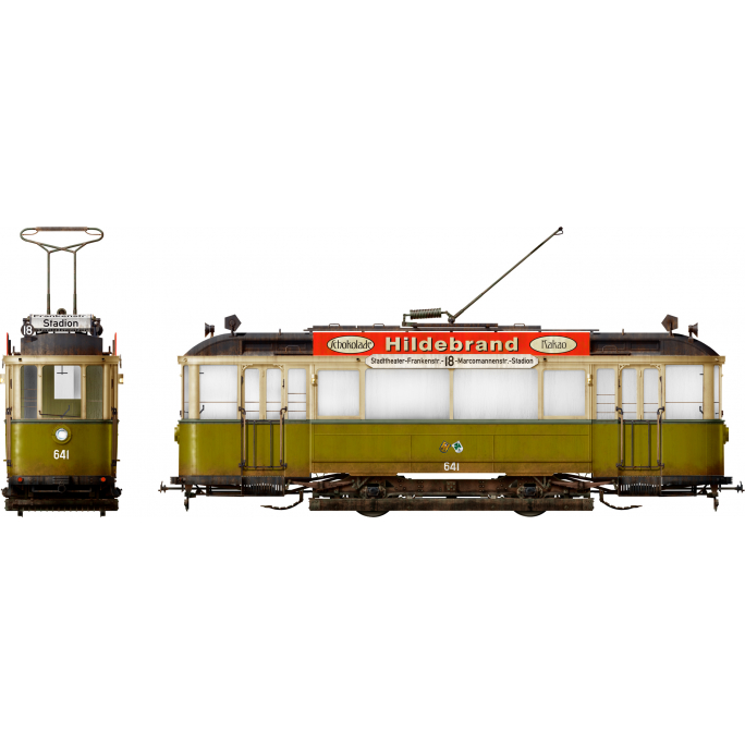 Tramway Européen (StraBenbahn Triebwagen 641) + figurines - MINIART 38009 - 1/35