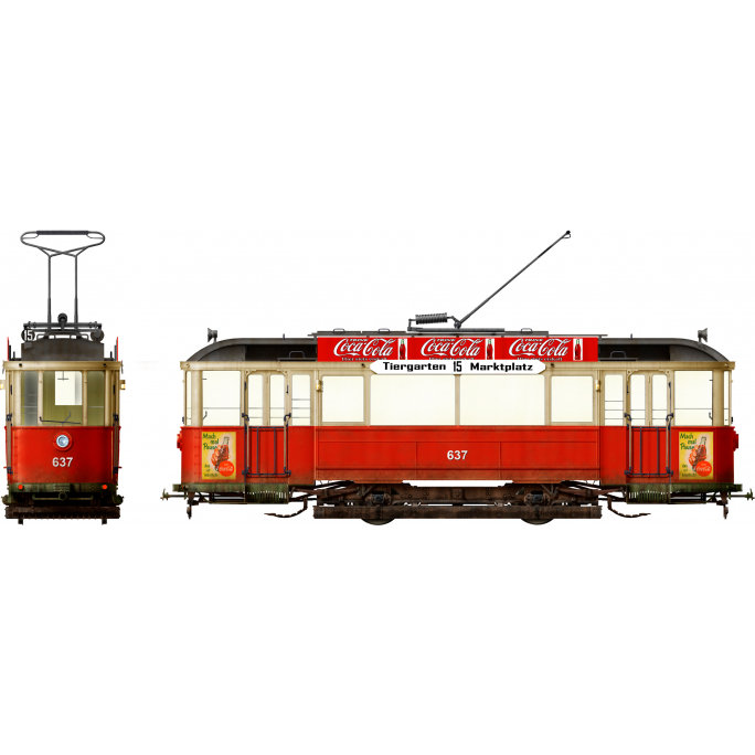 Tramway Européen (StraBenbahn Triebwagen 641) + figurines - MINIART 38009 - 1/35