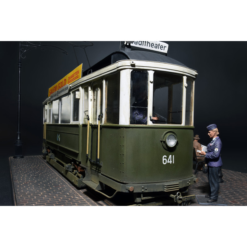 Tramway Européen (StraBenbahn Triebwagen 641) + figurines - MINIART 38009 - 1/35