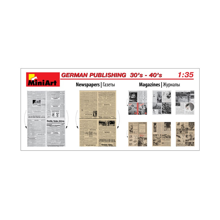 Civiles Allemands, assis, des années 30 / 40 - MINIART 38006 - 1/35