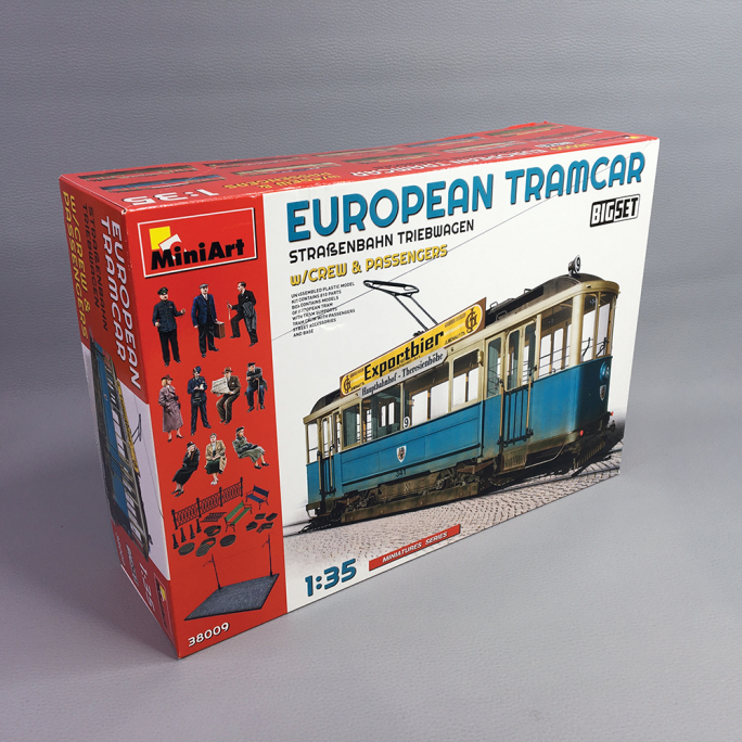 Tramway Européen (StraBenbahn Triebwagen 641) + figurines - MINIART 38009 - 1/35