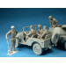 Figurines équipage de JEEP (Britannique) - MINIART 35058 - 1/35