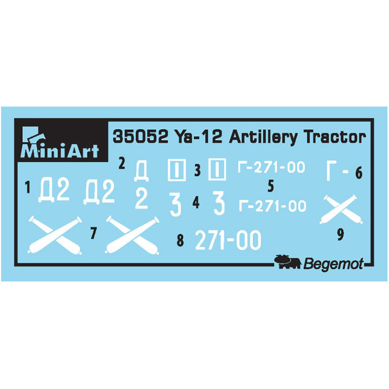 Camion / Tracteur Artillerie Ya-12 (Soviétique) - MINIART 35052 - 1/35