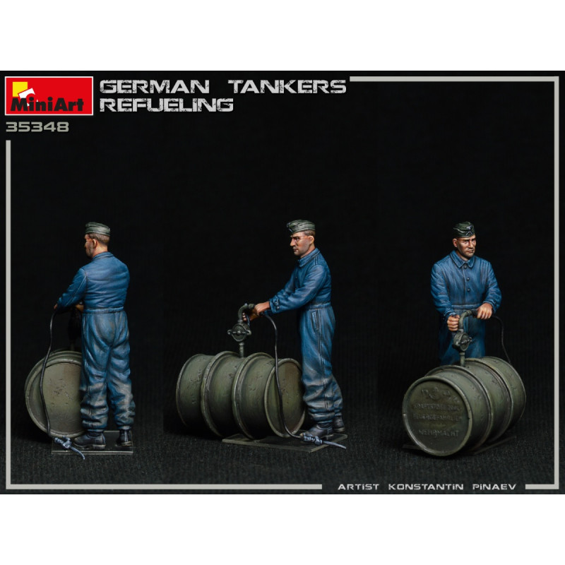 Set de bidons German tankers refueling  - 1/35 - MINIART 35348