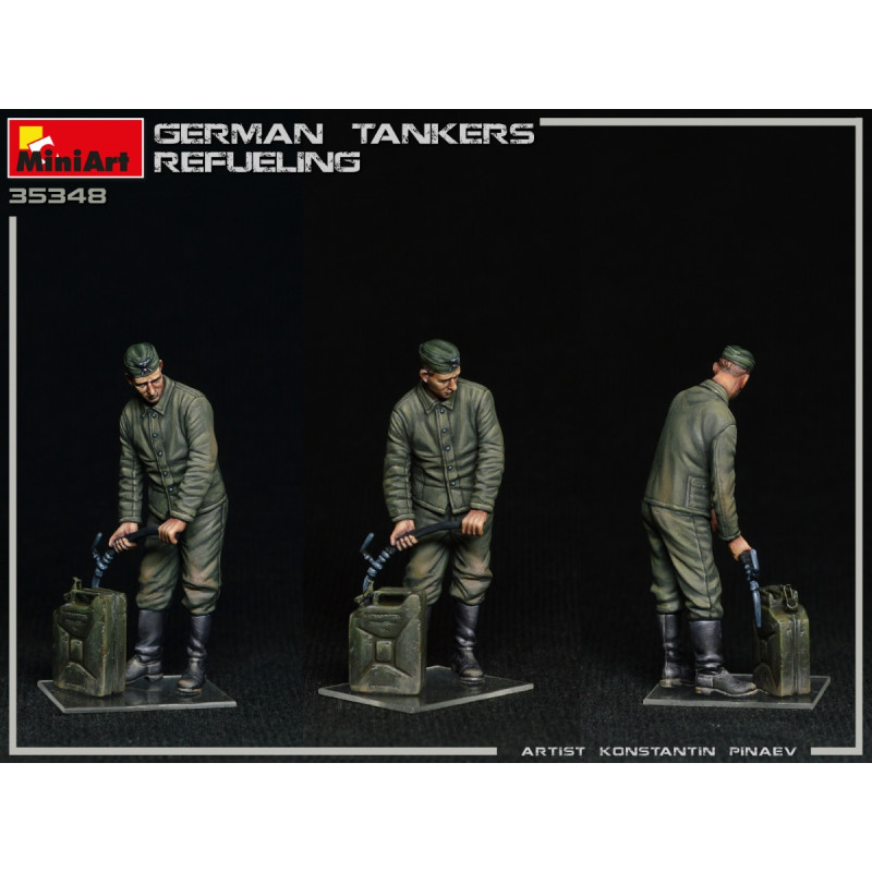 Set de bidons German tankers refueling  - 1/35 - MINIART 35348