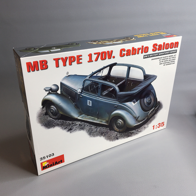 Voiture Allemande  MB 170V cabrio saloon  - 1/35 - MINIART 35103