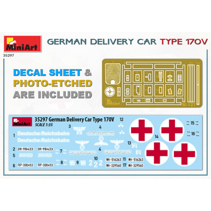 Voiture ambulance german type 170V  - 1/35 - MINIART 35297