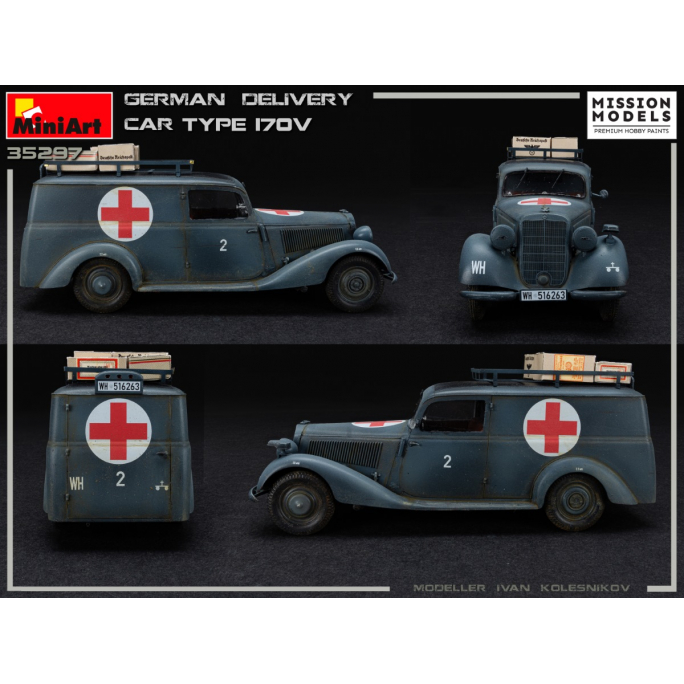 Voiture ambulance german type 170V  - 1/35 - MINIART 35297