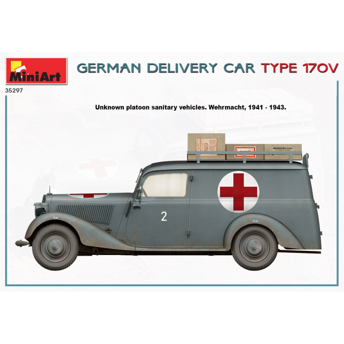 Voiture ambulance german type 170V  - 1/35 - MINIART 35297