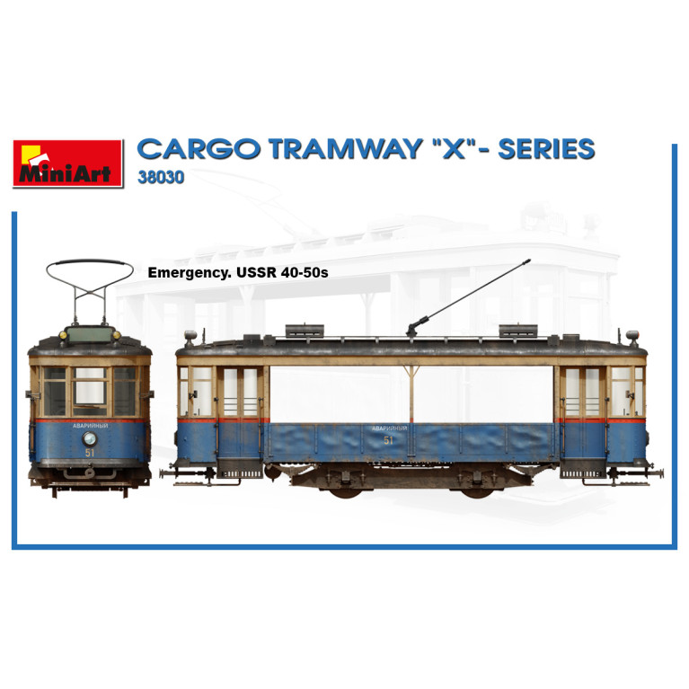 Tramway cargo X-séries  - 1/35 - MINIART 38030