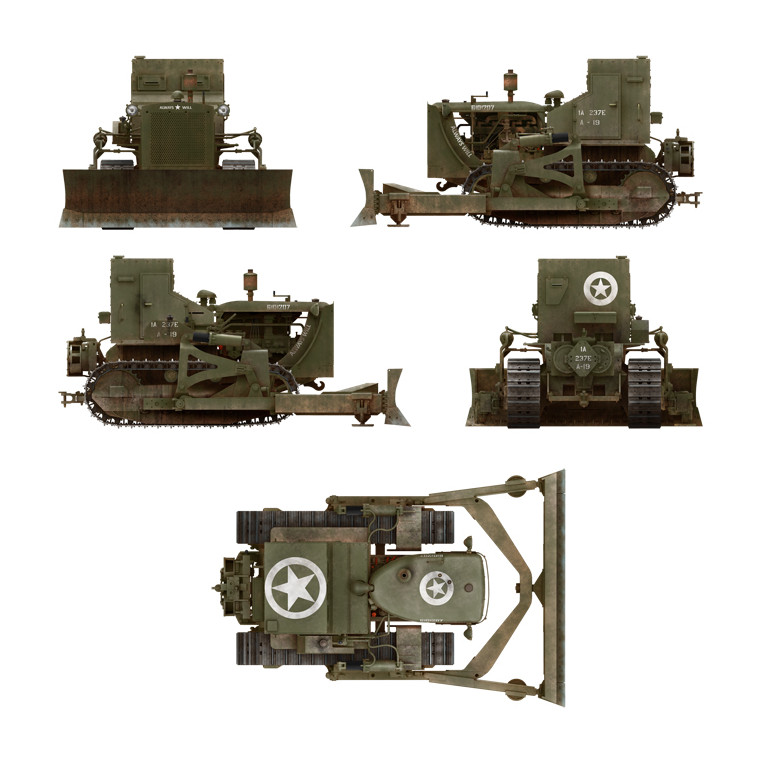 Bulldozer US armé  - 1/35 - MINIART 35188