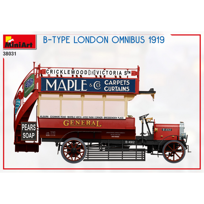 Omnibus 1919 type B London  - 1/35 - MINIART 38031