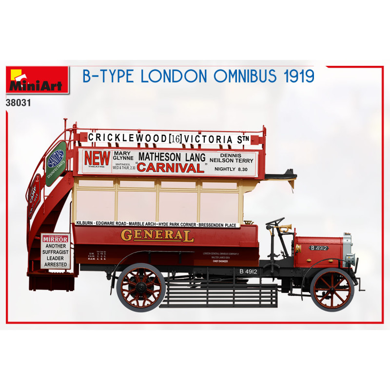 Omnibus 1919 type B London  - 1/35 - MINIART 38031