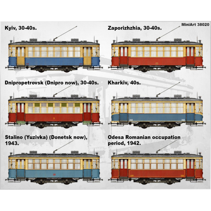 Tram soviétique X-séries  - 1/35 - MINIART 38020