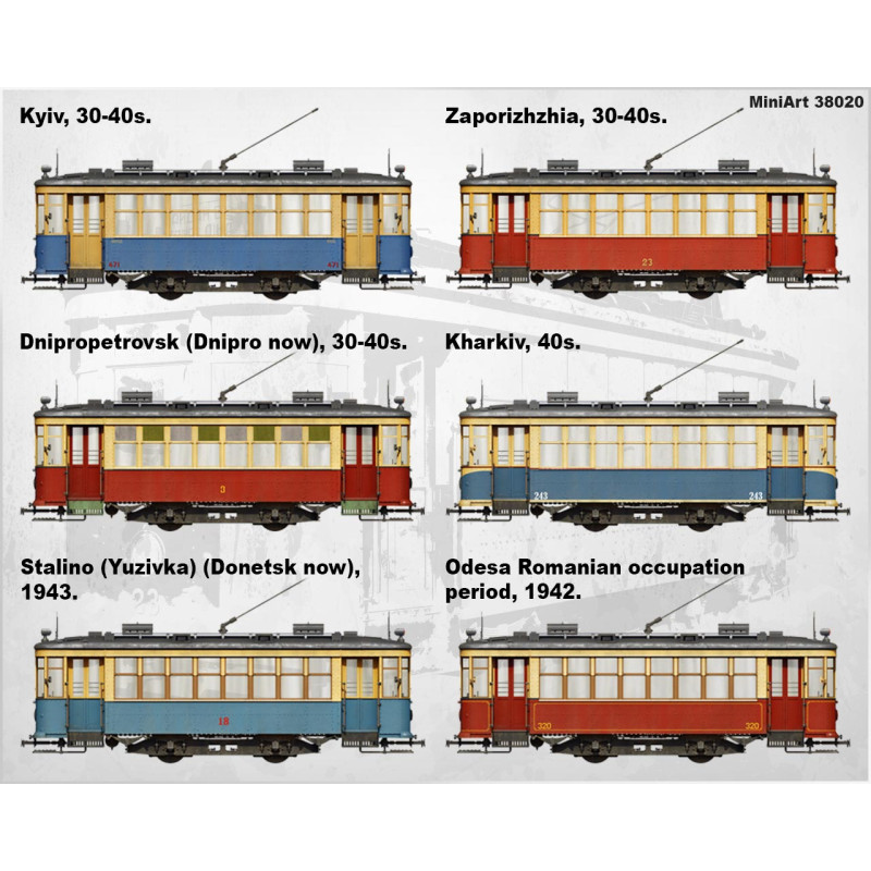 Tram soviétique X-séries  - 1/35 - MINIART 38020