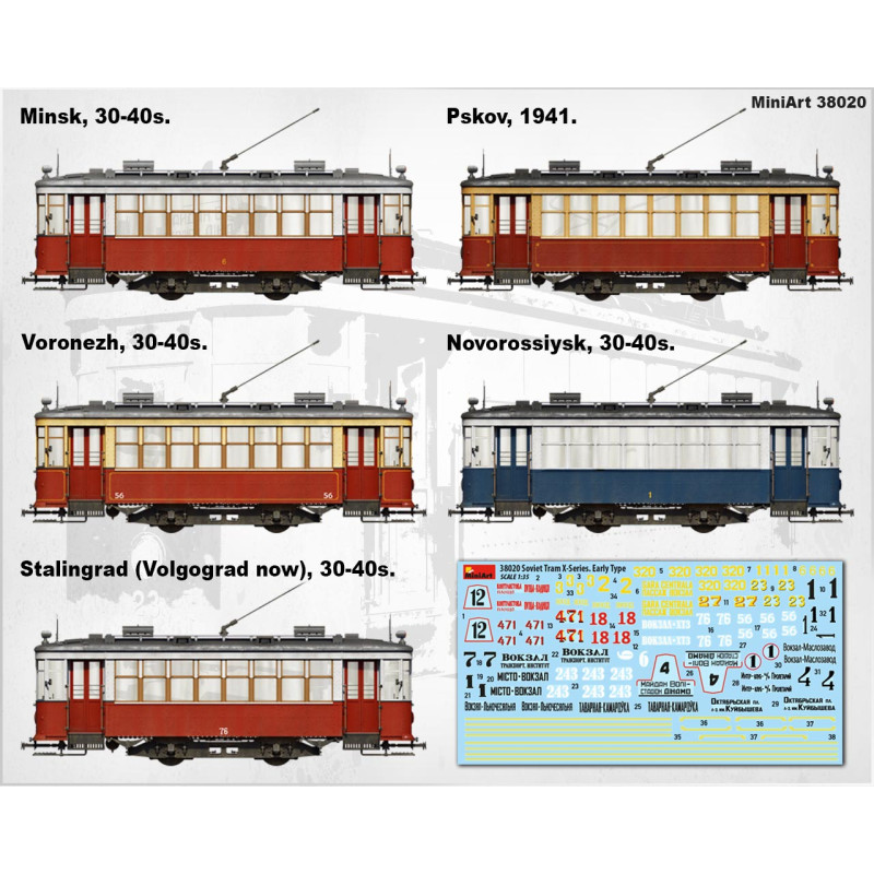 Tram soviétique X-séries  - 1/35 - MINIART 38020