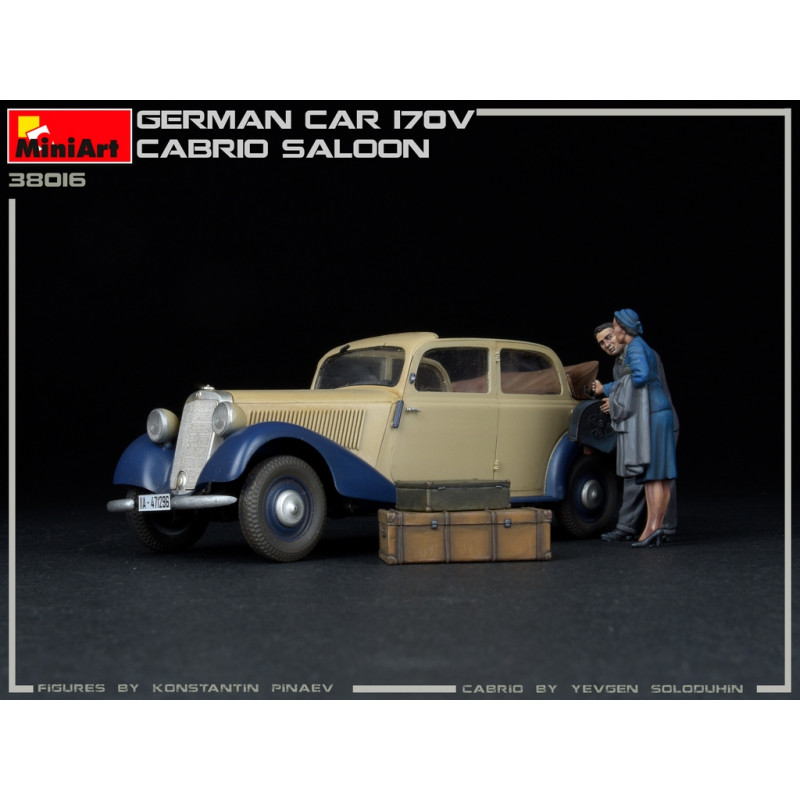 Voiture Allemande 170V cabrio saloon  - 1/35 - MINIART 38016