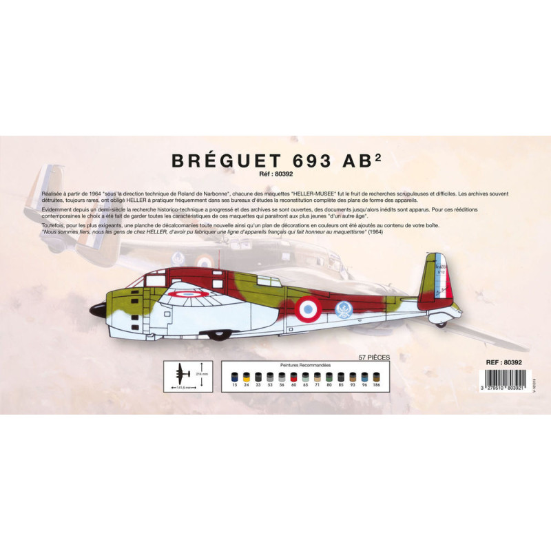 Avion Breguet 693/2 "MUSEUM" - HELLER 80392 - 1/72