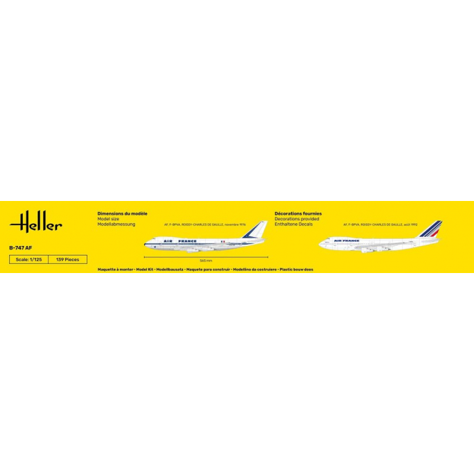 Boeing B-747 200 AF - HELLER 80459 - 1/125