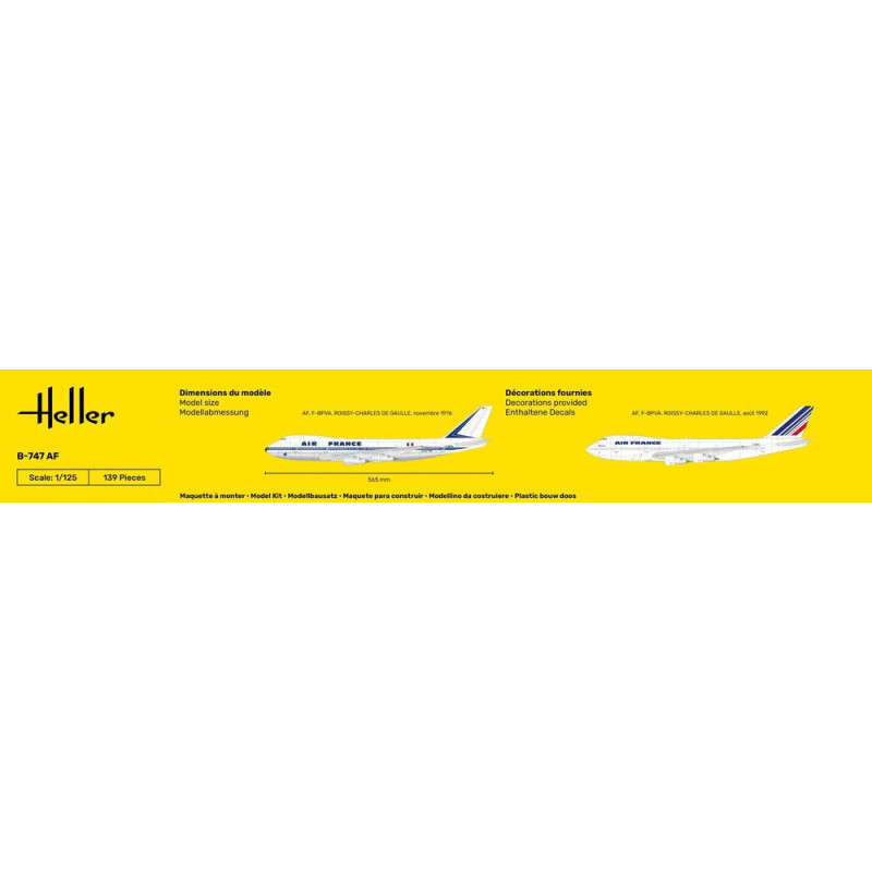 Boeing B-747 200 AF - HELLER 80459 - 1/125