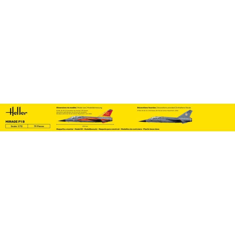 Mirage F1 B - HELLER 30319 - 1/72
