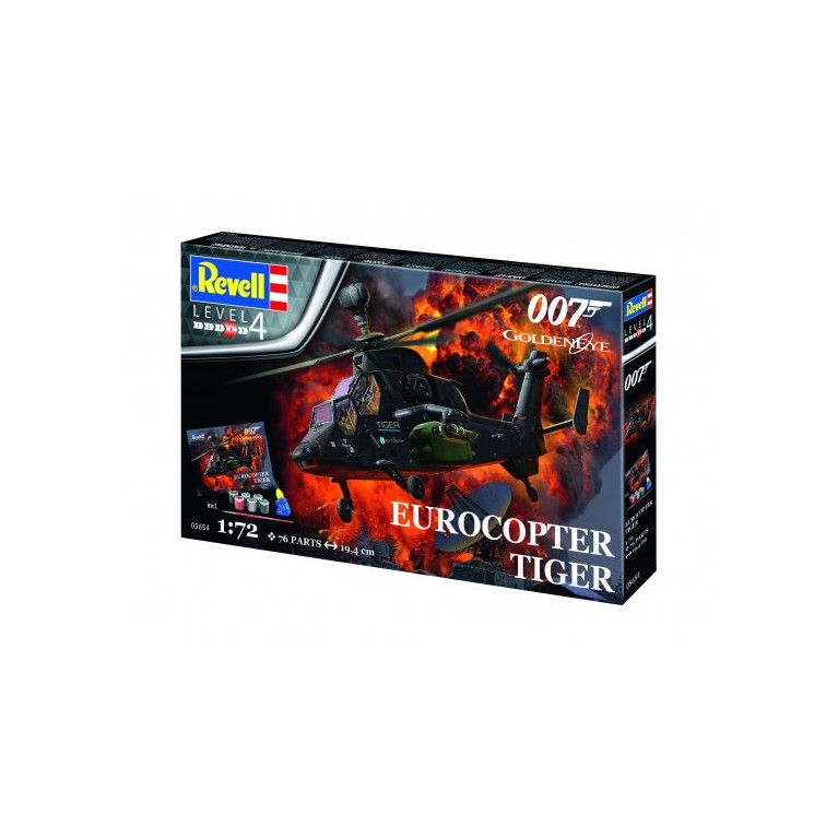 Coffret cadeau - Eurocopter Tiger (James Bond 007) "GoldenEye" - REVELL 05654 - 1/72