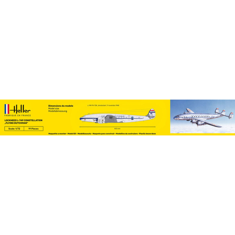 Lockheed L-749 Constellation "Flying Dutchman" - HELLER 80393 - 1/72