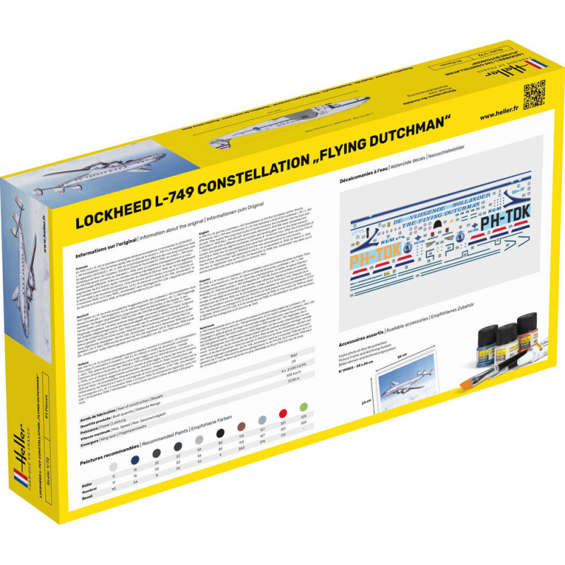 Lockheed L-749 Constellation "Flying Dutchman" - HELLER 80393 - 1/72