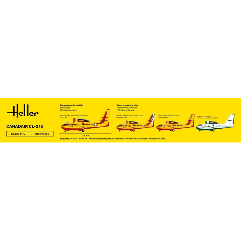 Canadair CL-215 - HELLER 80373 - 1/72