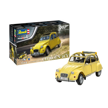Coffret Cadeau - Citroën 2CV (James Bond 007) "Pour Vos Yeux Seulement" - REVELL 05663 - 1/24