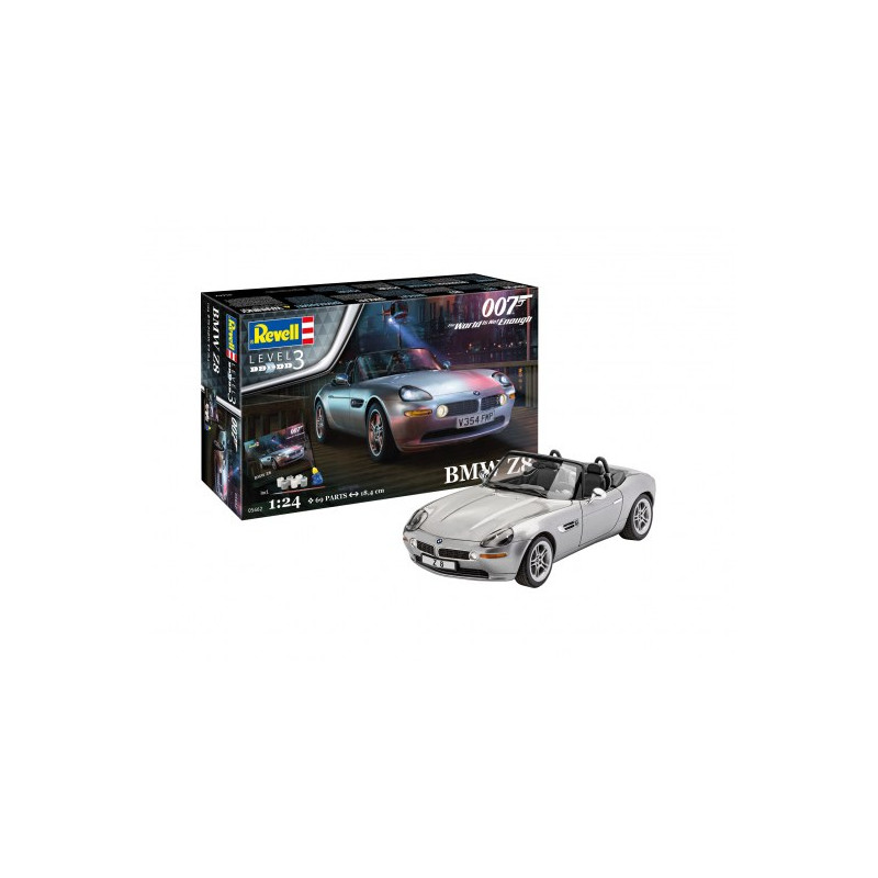 Coffret cadeau - BMW Z8 (James Bond 007) "Le monde ne suffit pas" - REVELL 05662 - 1/24