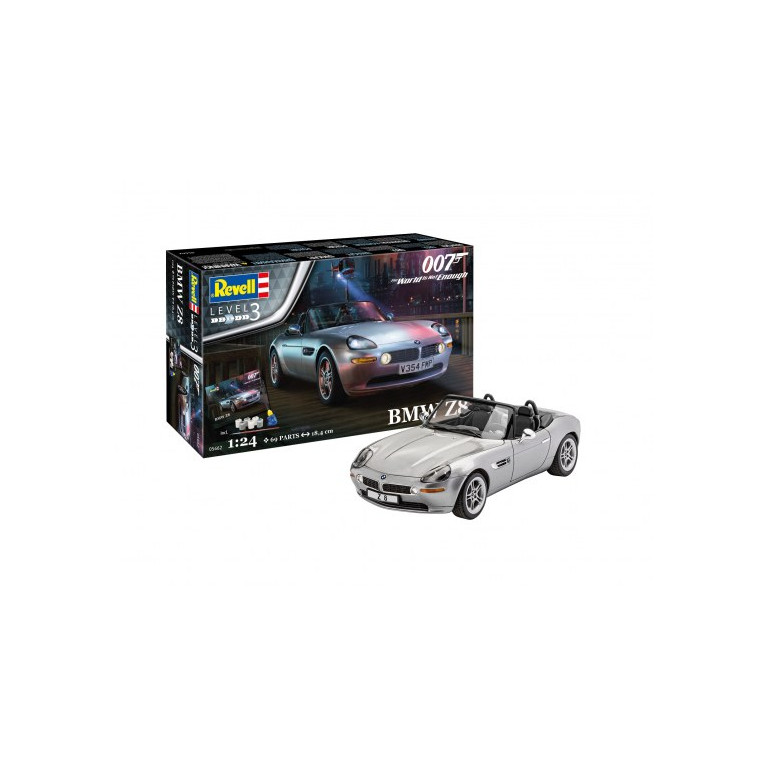 Coffret cadeau - BMW Z8 (James Bond 007) "Le monde ne suffit pas" - REVELL 05662 - 1/24