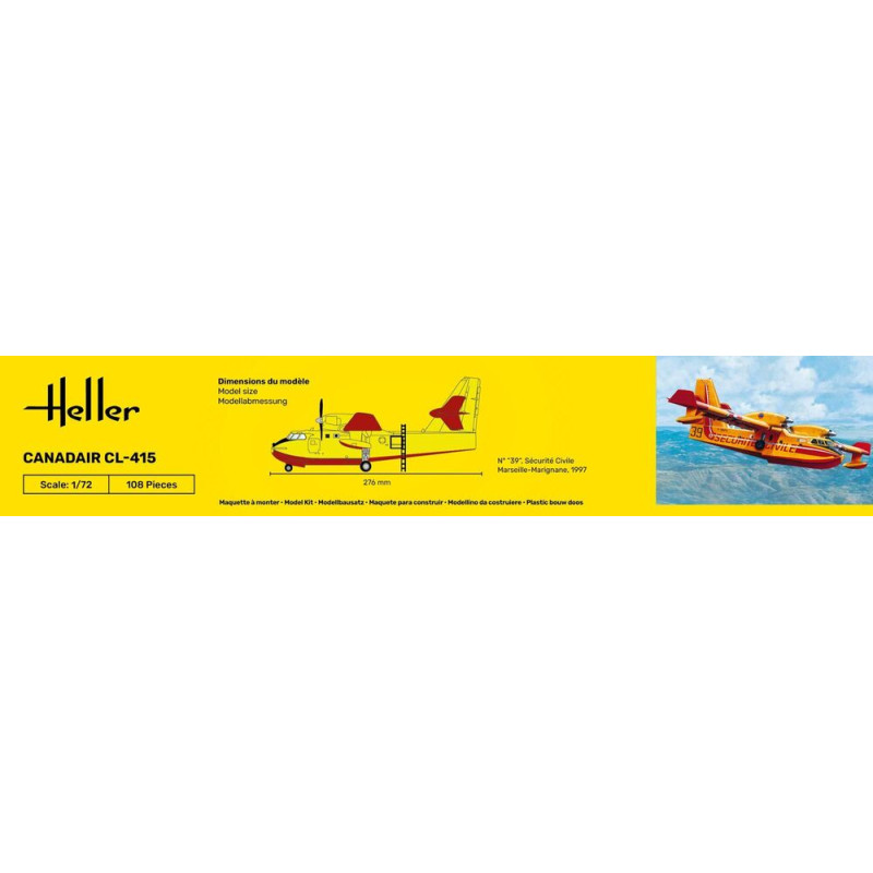 Canadair CL-415 - HELLER 80370 - 1/72