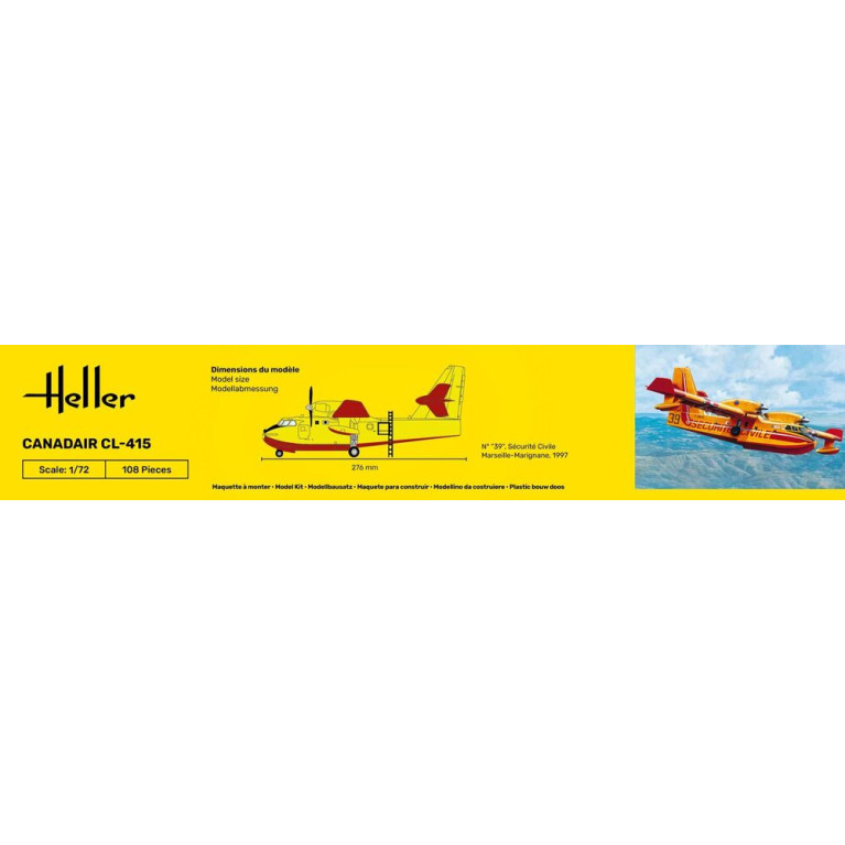 Canadair CL-415 - HELLER 80370 - 1/72