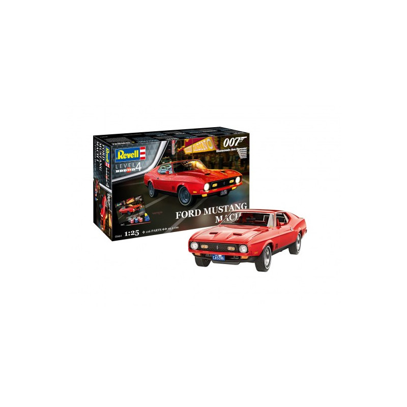 Coffret cadeau - Ford Mustang Mach 1 (James Bond 007) "Les diamants sont éternels" - REVELL 05664 - 1/24